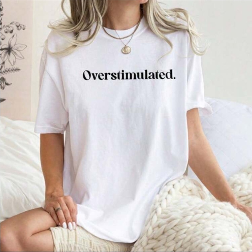 White Graphic Tee